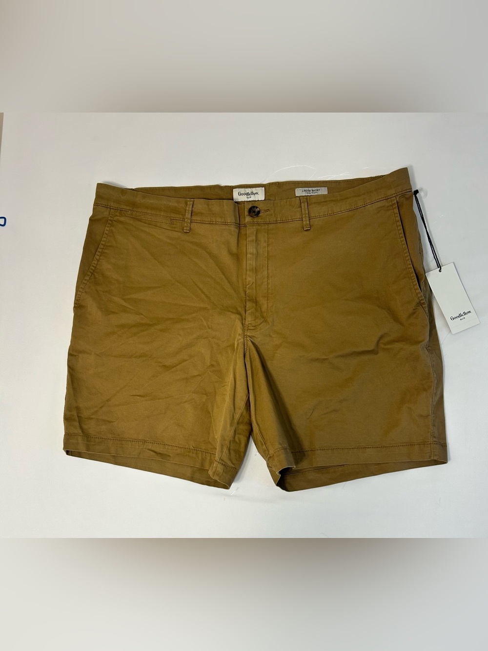 Goodfellow & Co Men's Brown Flat Front Chino Shorts